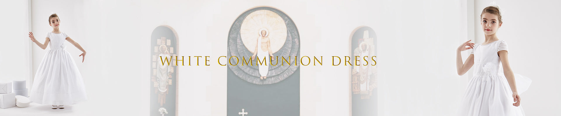 White Communion Dress