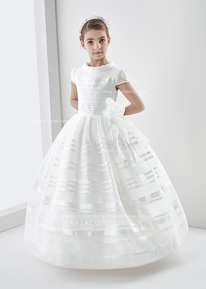90s movie dress up ideas Princess Flower Girl Dresses Ankle Length Lace Tulle Boat Neck First C   27dress